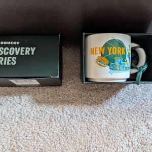 Starbucks New York White Ceramic Mug - Discovery Series